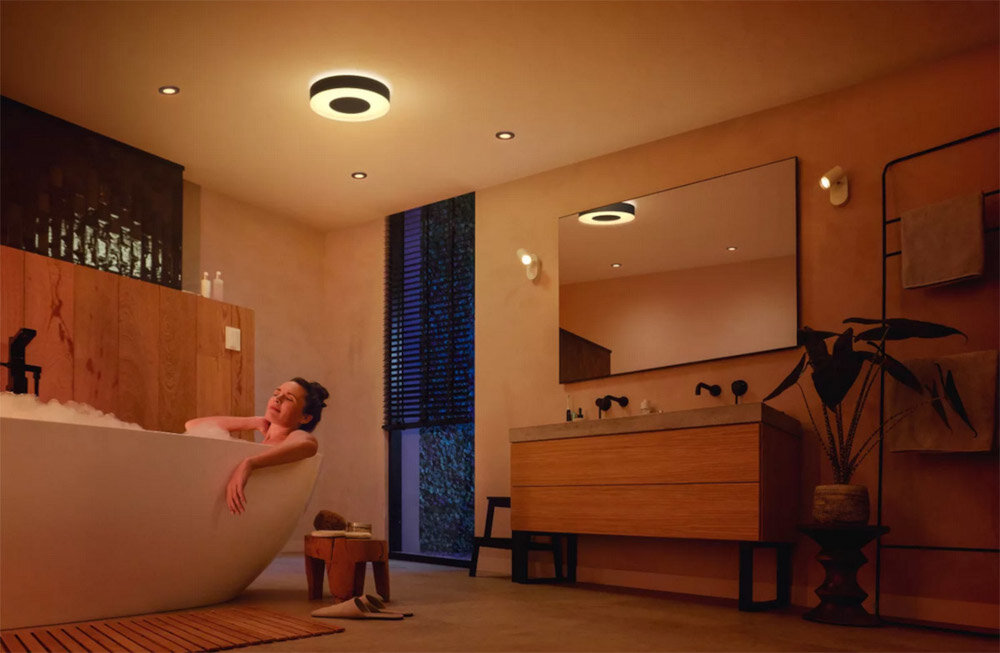 Lampa sufitowa PHILIPS HUE Xamento M Biały energetyzujące zimne światło jasne światło ciepłe światło o lekko żółtej barwie nastrojowe miękkie światło pełen zakres światła białego