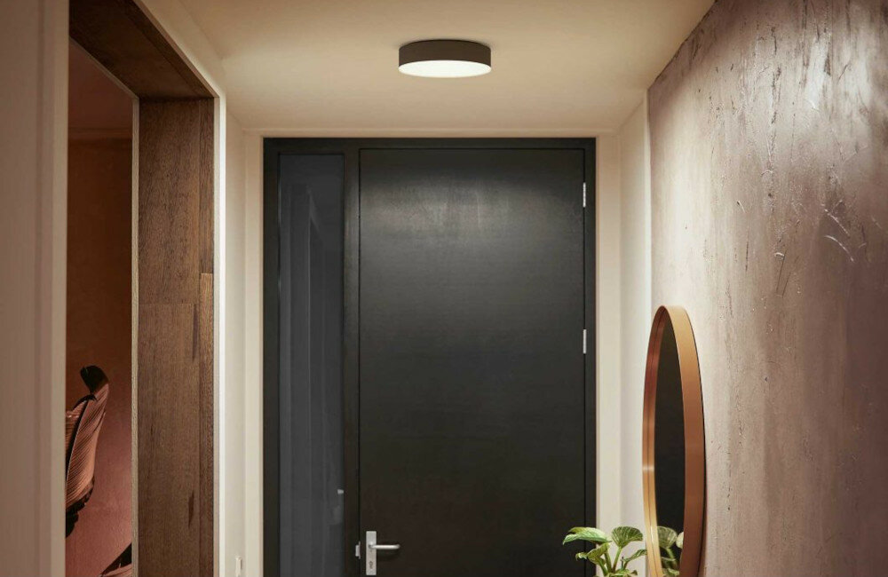 Lampa sufitowa PHILIPS Enrave Czarny wyglad aplikacja