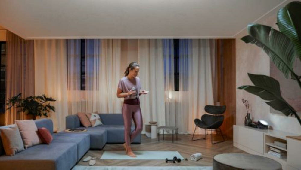 PHILIPS aranżacje światło lampa czynność aktywność nastrój energize light relax read