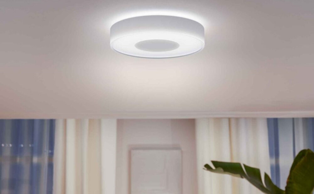Lampa sufitowa PHILIPS HUE Infuse M Biały energetyzujące zimne światło ciepłe światło o żółtej barwie nastrojowe miękke światło
