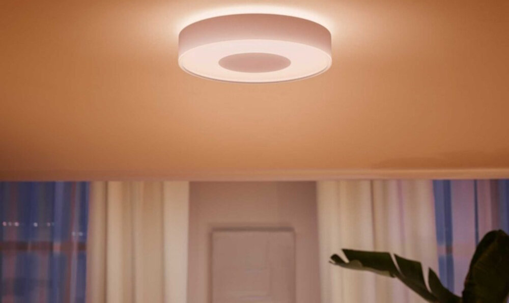 Lampa sufitowa PHILIPS HUE Infuse M Biały gotowe aranżacje świetlne Energize light Relax Read