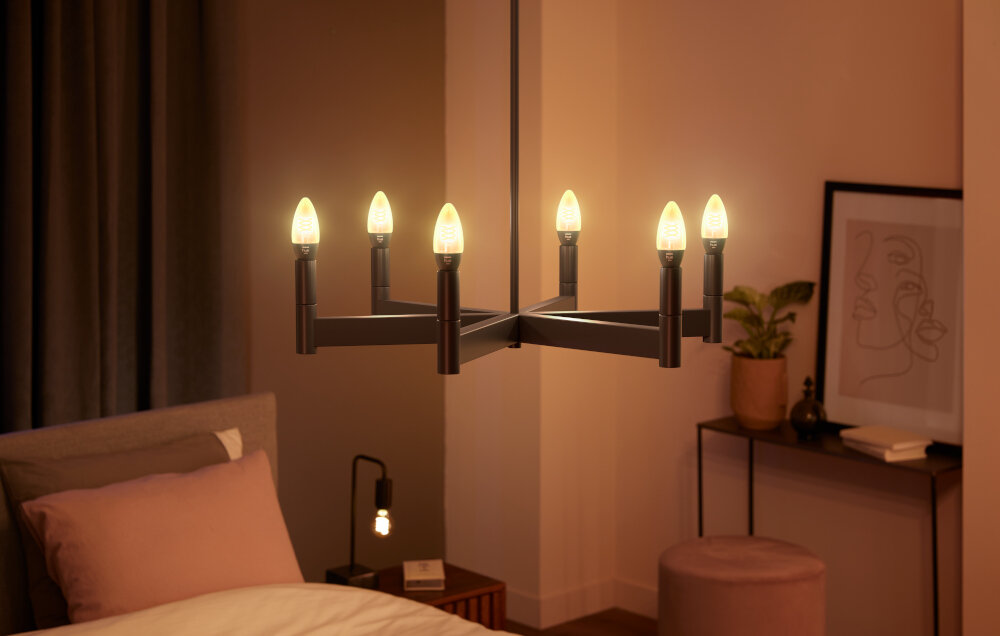 Inteligentna żarówka LED PHILIPS HUE 929002479501 4.5W E14 Bluetooth moc parametry energooszczędna