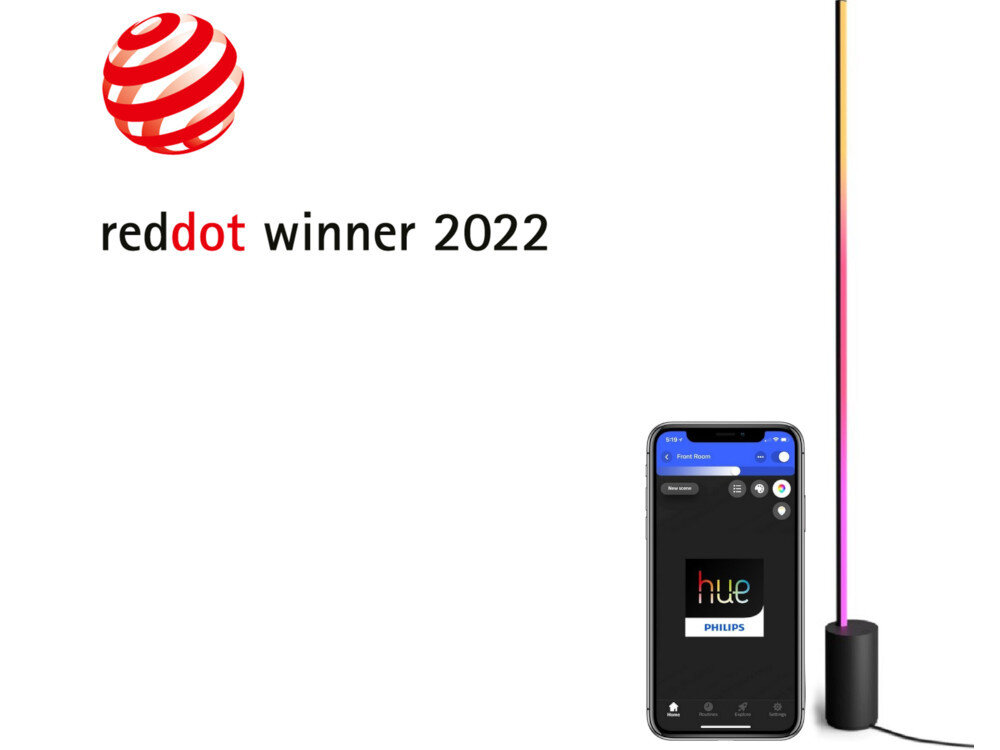 Lampa podłogowa PHILIPS HUE Signe Gradient nagroda reddot
