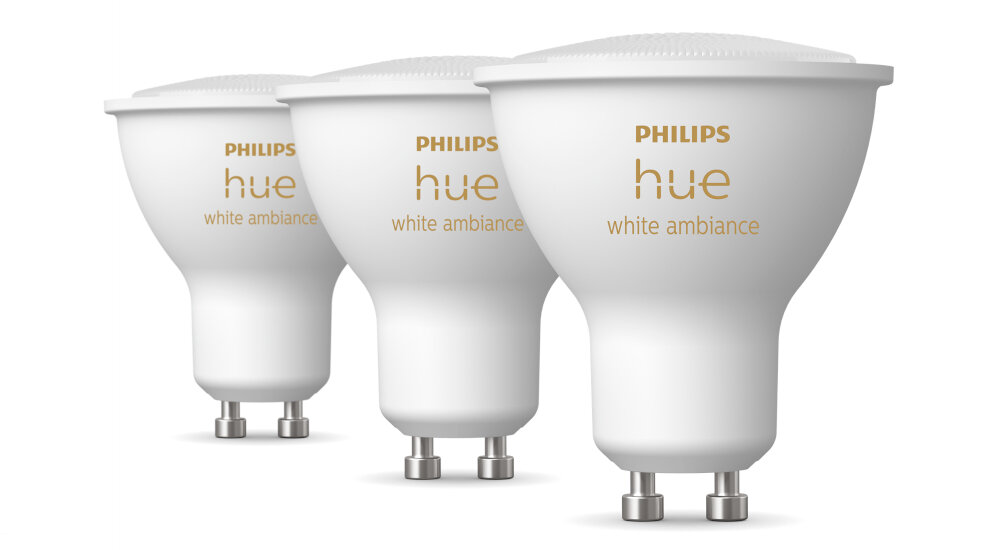Inteligentna żarówka LED PHILIPS HUE 929001953312 4.3W GU10 (3 szt.) szeroka paleta odcieni