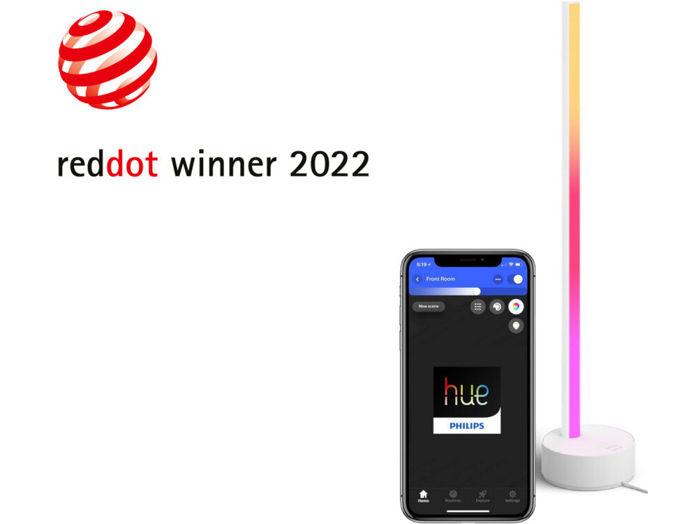 Lampa stołowa PHILIPS HUE Signe Gradient nagroda reddot