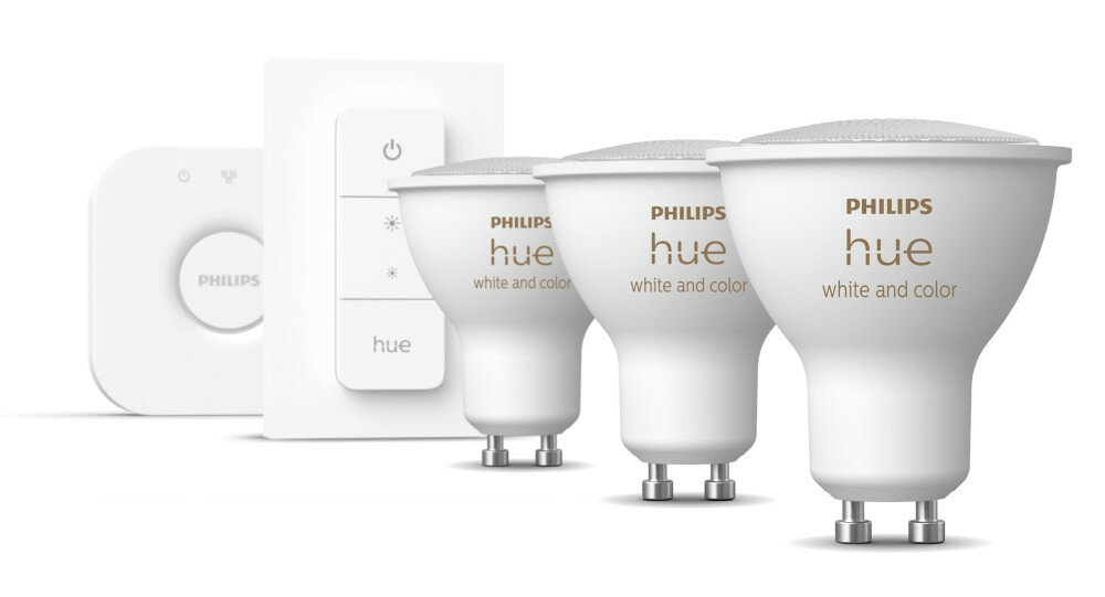 Zestaw startowy PHILIPS HUE 929001953113 4.3W GU10 Bluetooth inteligentny dom