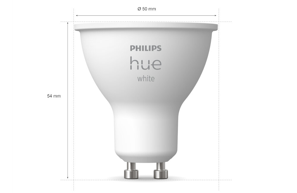 Inteligentna żarówka LED PHILIPS HUE 929001953508 5.2W GU10 (2 szt.) czas nagrzewania zużycie energii czas pracy