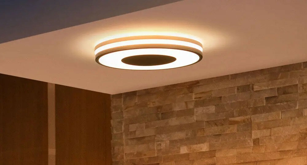 Lampa sufitowa PHILIPS HUE Being 929003055101 Czarny wyglad aplikacja