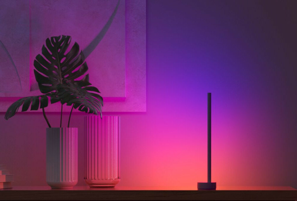 Lampa podlogowa PHILIPS HUE Signe Gradient Bialy wyglad