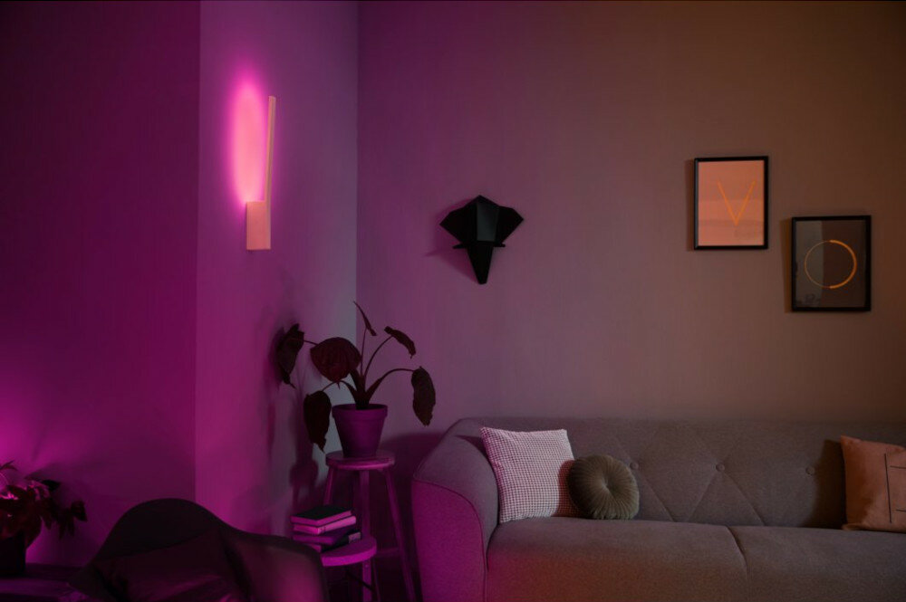Kinkiet PHILIPS HUE Liane 929003053201 Bialy wyglad