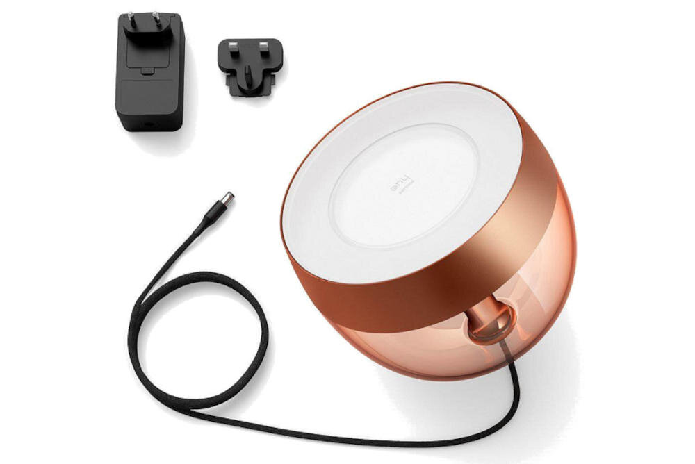 PHILIPS kinkiet oświetlenie sypialnia salon pokój zintegrowane światło led przewód metalowe wykończenie przezroczysta oprawa materiały efekty światło dekoracje