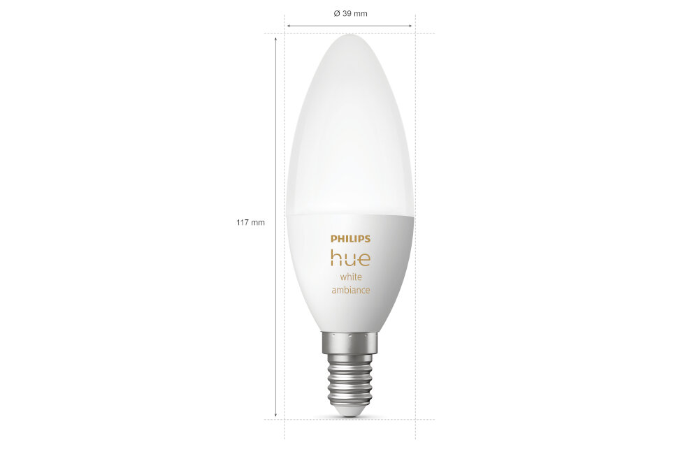 Inteligentna żarówka LED PHILIPS HUE 212734 4W E14 czas nagrzewania zużycie energii czas pracy