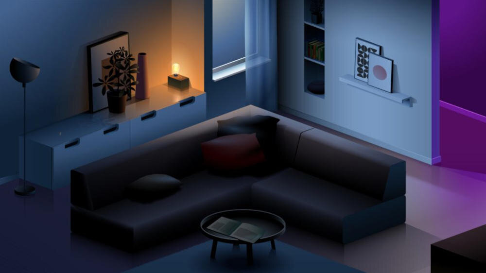 PHILIPS salon pokój dzienny oprawa relaks retro