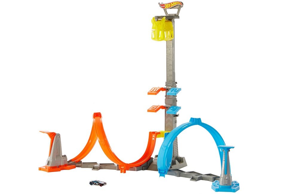 Tor HOT WHEELS Wieża Starcie na wysokości GRW39 Samochodzik