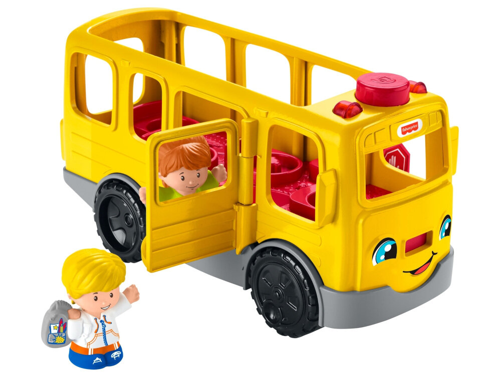 Samochód FISHER PRICE Little People Autobus małego odkrywcy GXR97 dla dzieci od 1 roku życia figurki Little People są całkowicie bezpieczne dla maluchów od 12 miesięcy