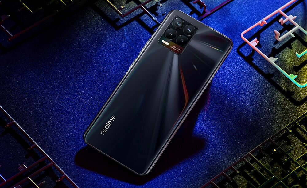 Smartfon REALME 8 ekran aparat bateria ładowanie wydajność ram procesor pojemność rozdzielczość zdjęcia filmy czytnik papilarny obudowa kolory