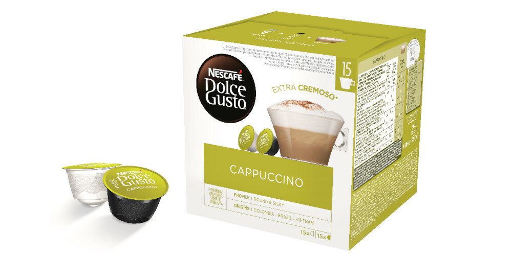 Kapsułki NESCAFÉ Dolce Gusto Cappuccino zawartość opakowania