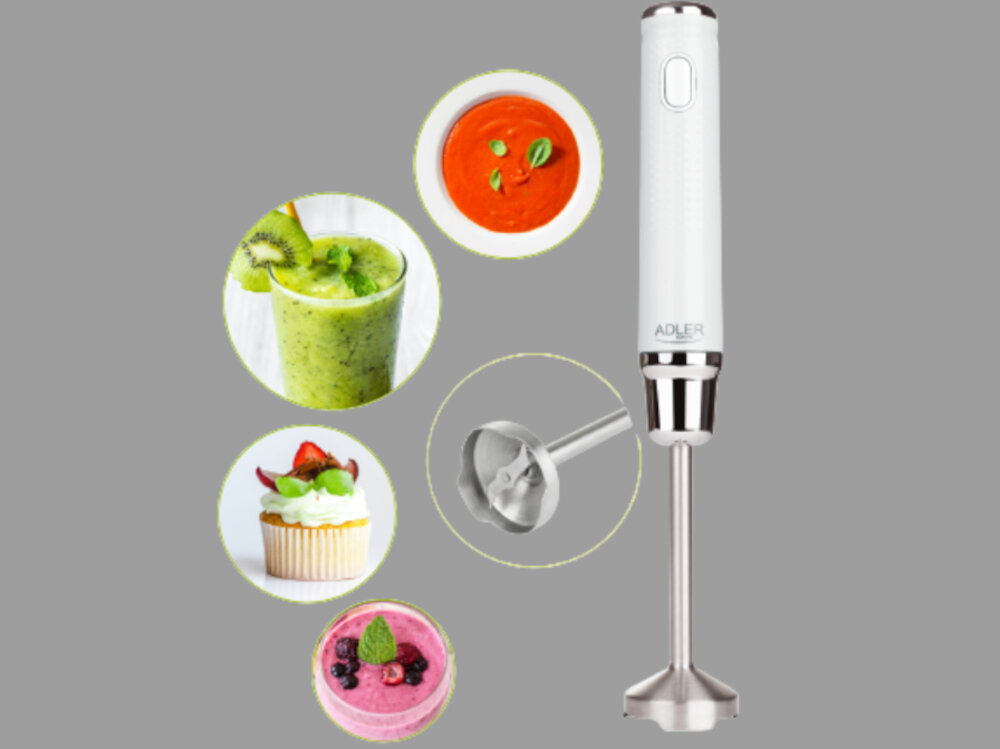 Blender ADLER AD 4617W mozliwosci wybor ubijanie rozdrabnianie przecieranie