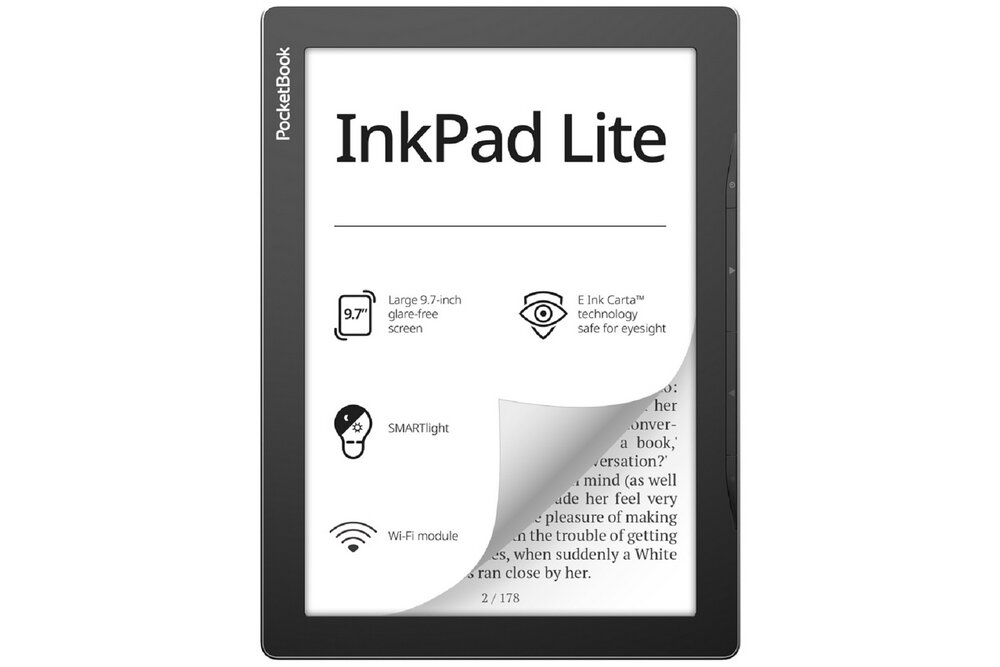 Czytnik E-Booków POCKETBOOK InkPad Lite ekran czytanie pamięć pojemność rozdzielczość przekątna