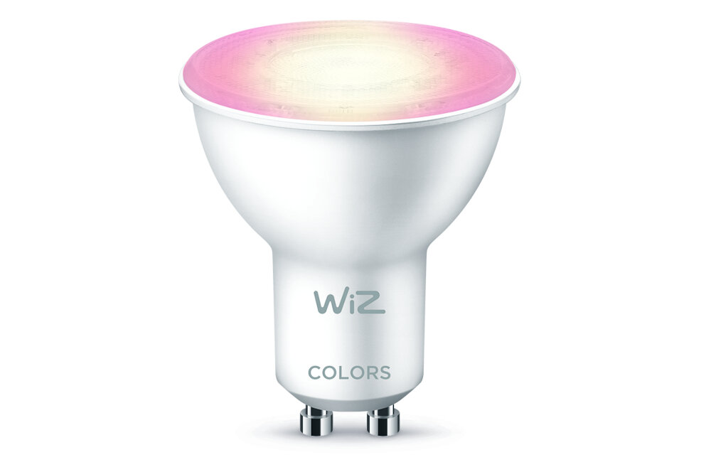 Inteligentna żarówka LED WIZ 929002448402 4.7W GU10 WiFi moc wydajność czas działania konstrukcja