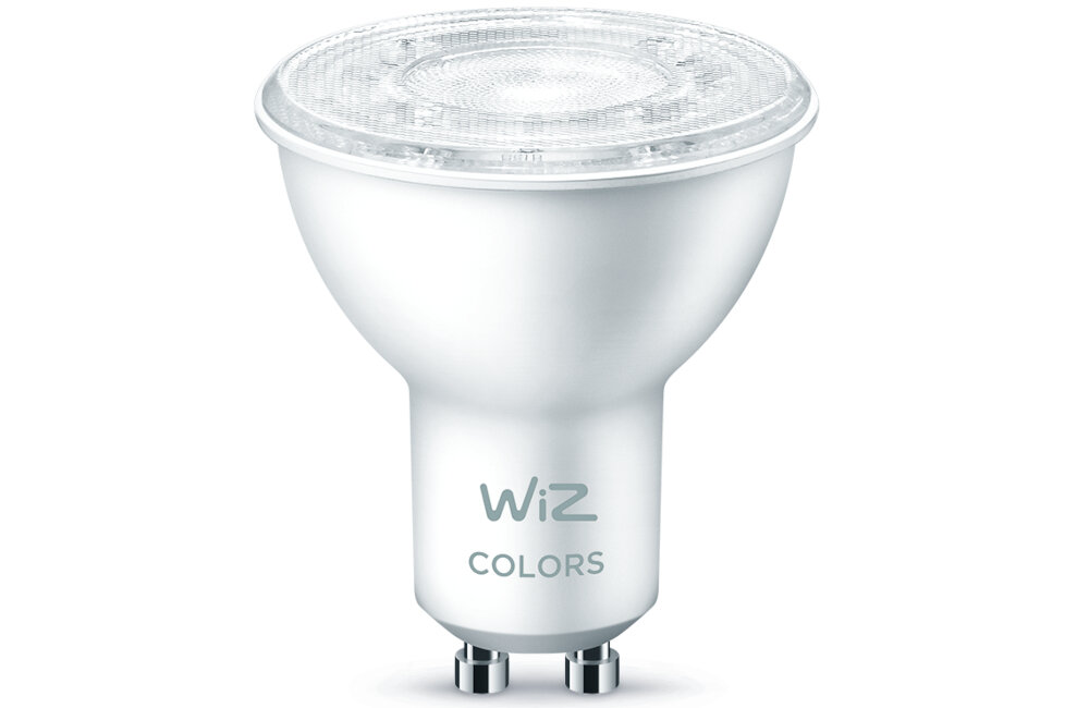 Inteligentna żarówka LED WIZ 929002448402 4.7W GU10 WiFi aplikacja mobilna w systemie Android i iOS polecenie głosowe integracja z systemami IFTTT Amazon Alexa Google Home Apple Siri dostosowanie wszystkich ustawień