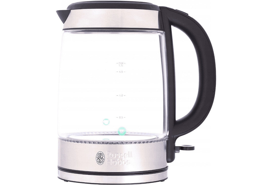 Czajnik RUSSELL HOBBS Glass 21600-57 Duża pojemność funkcja zagotowania jednej filiżanki