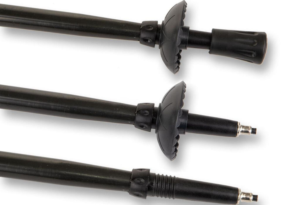 Kijki do nordic walking ENERO Classic (115 cm) końcówki buciki talerzyki
