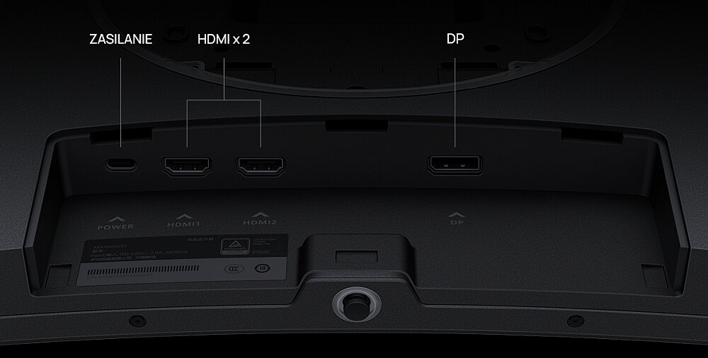 Monitor HUAWEI MateView GT Standard Edition ekran zakrzywiony rozdzielczość matryca porty granie biuro