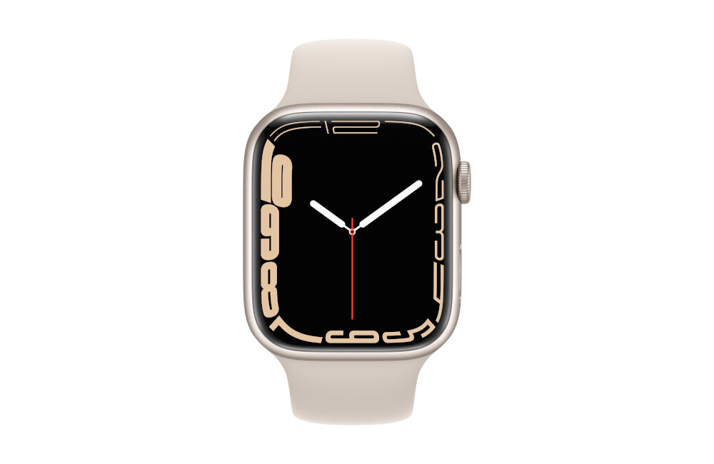 SMARTWATCH APPLE WATCH SERIES 7 gładkość koperta krawędzie