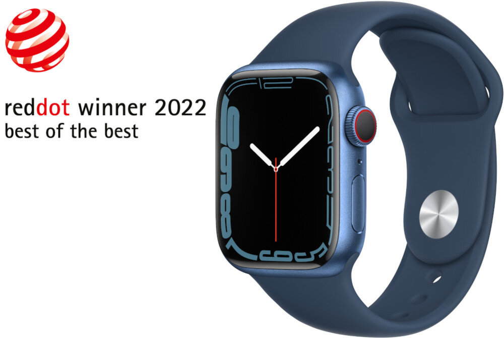 Smartwatch APPLE Watch 7 nagroda reddot
