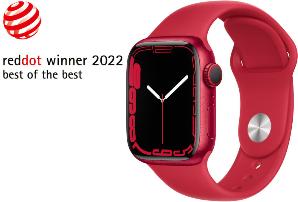 Smartwatch APPLE Watch 7 nagroda reddot