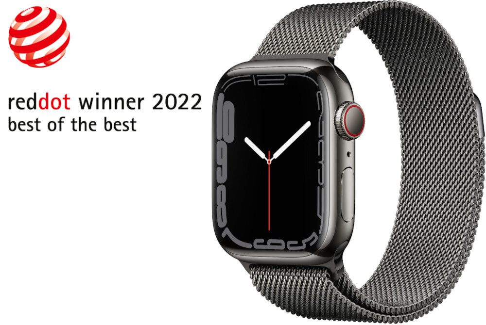 Smartwatch APPLE Watch 7 nagroda reddot