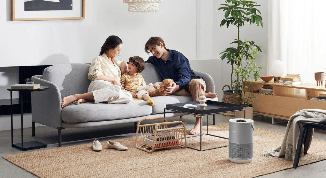 Oczyszczacz powietrza SMARTMI Air Purifier P1 inteligentne polaczenie analiza srodowiska oczyszczanie powietrza dwufunkcyjny czujnik laserowy