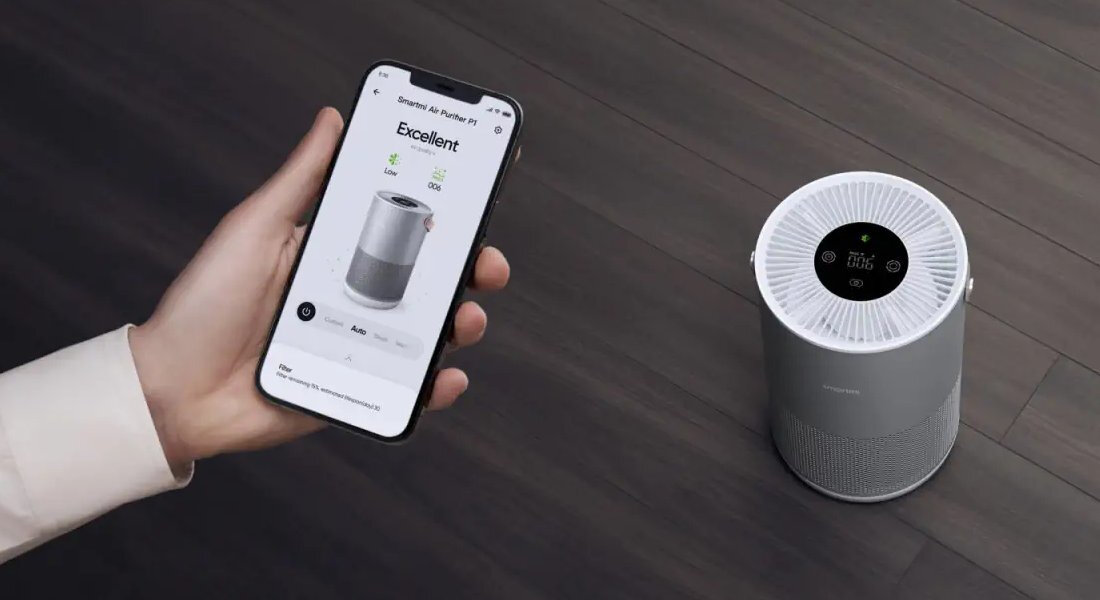 Oczyszczacz powietrza SMARTMI Air Purifier P1 inteligentna technologia Zdalne sterowanie za pomocą aplikacji Mi-Home