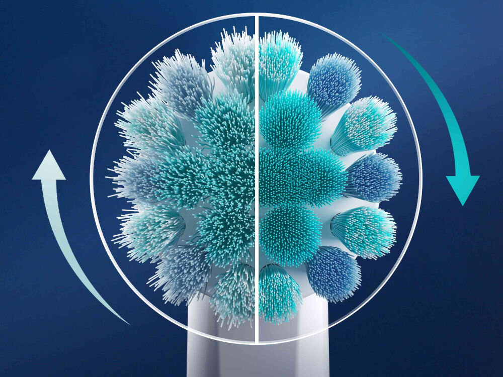 Oryginalna końcówka szczoteczki ORAL-B EB10S-2 Kids Frozen II (2 szt.) (Dla dzieci)  wygląd design prezentacja wizualizacja Delikatna pielęgnacja dla najmłodszych