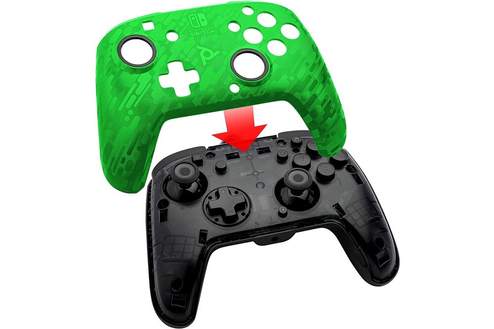 KONTROLER NINTENDO SWITCH PDP PRZEWODOWY DELUX+ AUDIO konsola sterowanie przyciski obudowa zdejmowana