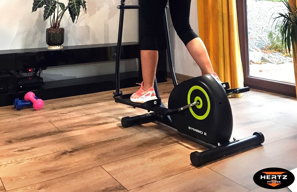 Orbitrek magnetyczny HERTZ FITNESS Symbio 2 Stabilny i mobilny