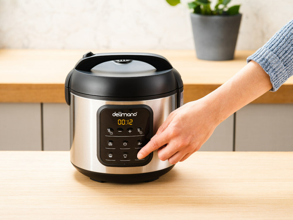 Multicooker DELIMANO Prime prosta obsluga wyswietlacz LCD