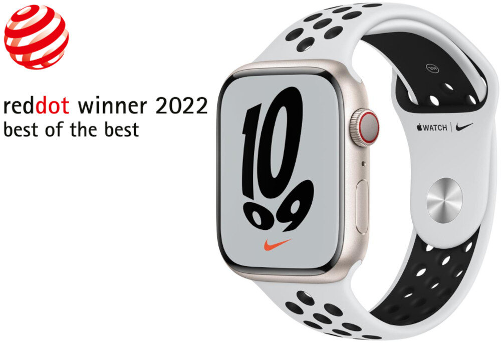 Smartwatch APPLE Watch 7 nagroda reddot