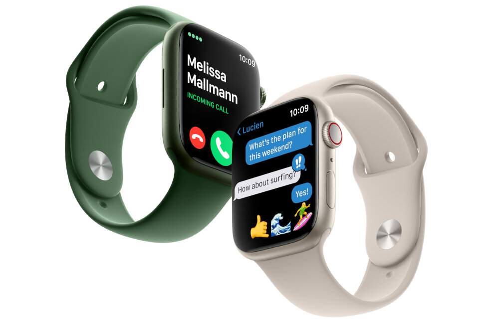 SMARTWATCH APPLE WATCH SERIES 7 temperatura wody pogoda aktywność