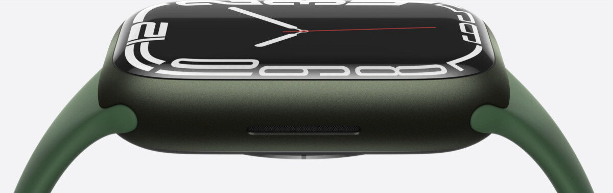 SMARTWATCH APPLE WATCH SERIES 7 gładkość koperta krawędzie