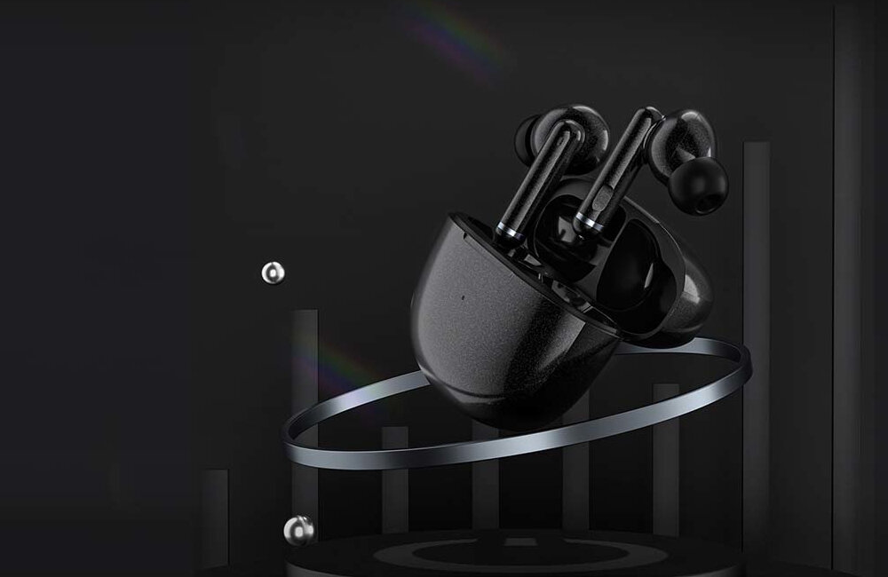 SŁUCHAWKI QCY HT03 SŁUCHAWKI ZALETY PRZETWORNIKI MIKROFONY ANC