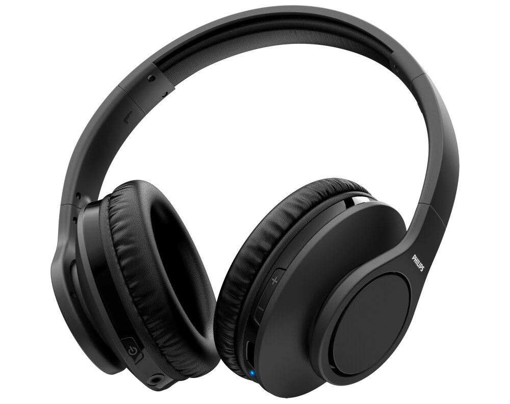 Słuchawki nauszne PHILIPS TAH6005BK/10 Czarny dźwięk lekkość wygoda jakość radiowa transmisja bezprzewodowe czas pracy