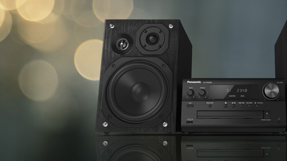 Wieża PANASONIC SC-PMX802E-S - czystość dźwięku