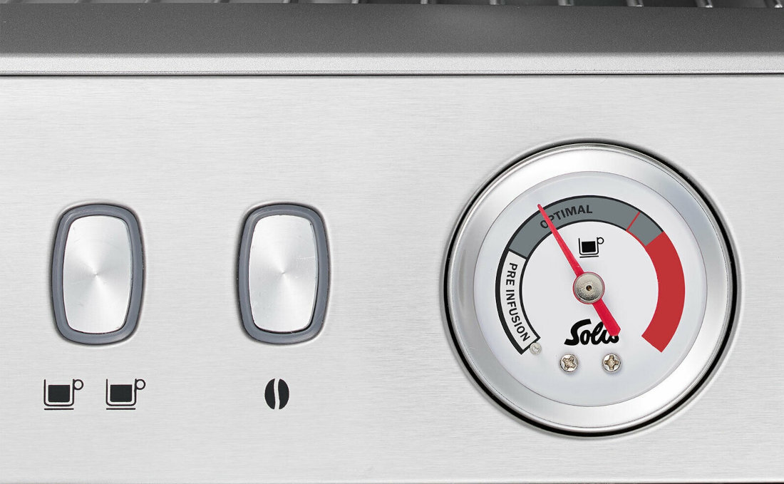 Ekspres SOLIS Grind & Infuse Compact 1018 Srebrny