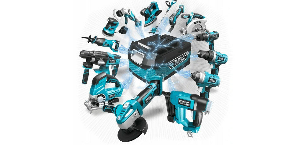 Zestaw elektronarzędzi DEDRA DED7016L3 SAS+ALL zestaw akumulator linia elektronarzędzi