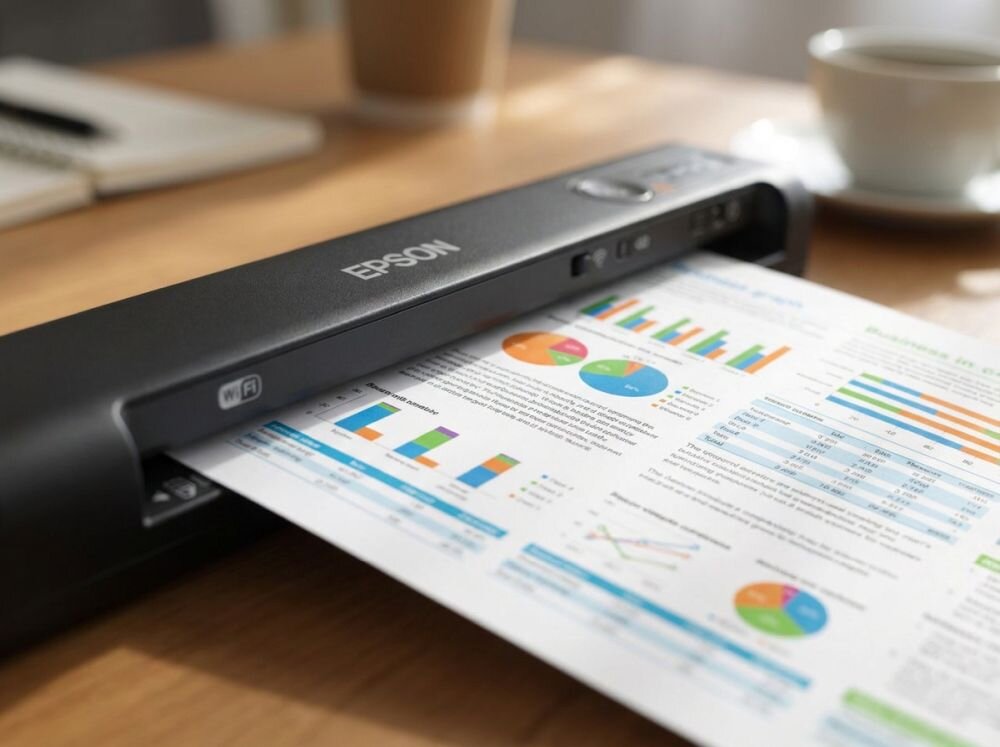 Skaner EPSON WorkForce ES-60W.