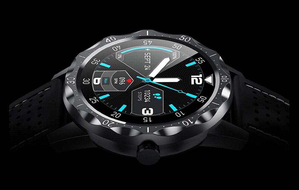 Smartwatch COLMI SKY1 Plus  ekran bateria monitoring zdrowie sport serce sen pojemność ładowanie pasek wykonanie wytrzymałość aplikacja 