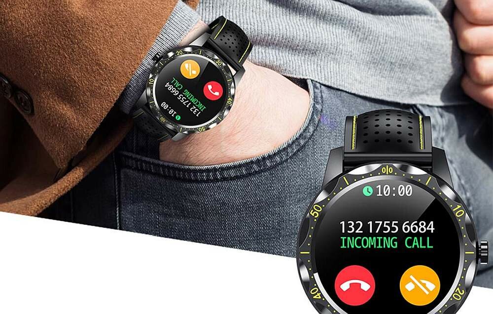 Smartwatch COLMI SKY1 Plus  ekran bateria monitoring zdrowie sport serce sen pojemność ładowanie pasek wykonanie wytrzymałość aplikacja 