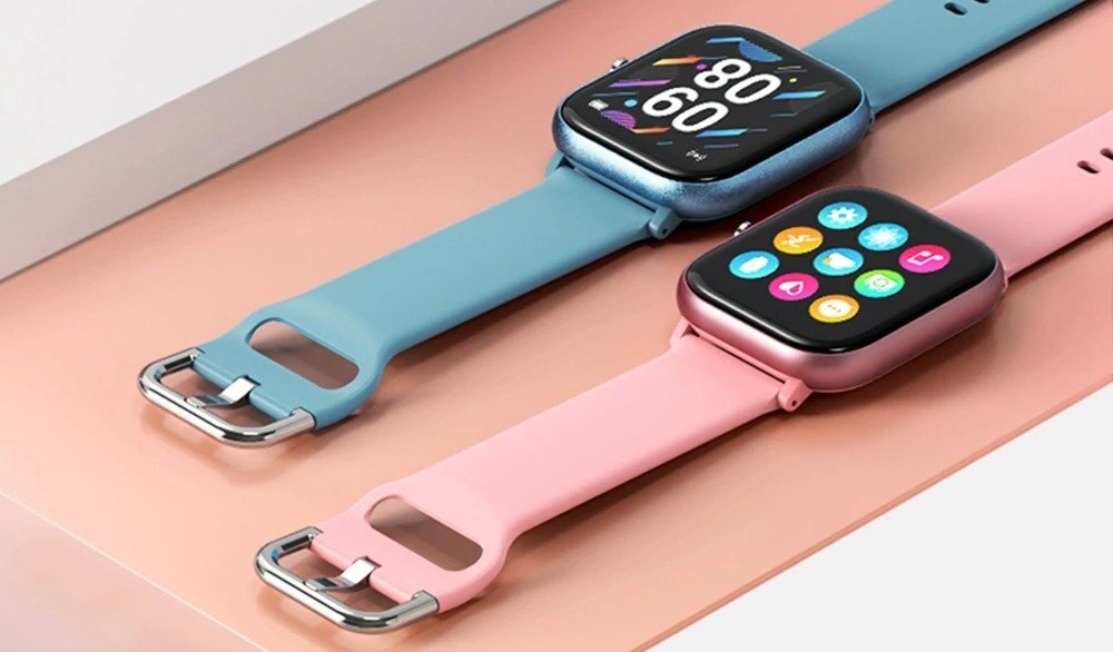 Smartwatch COLMI P8 SE  ekran bateria pomiar czujniki zdrowie sport tryby aplikacje łączność 